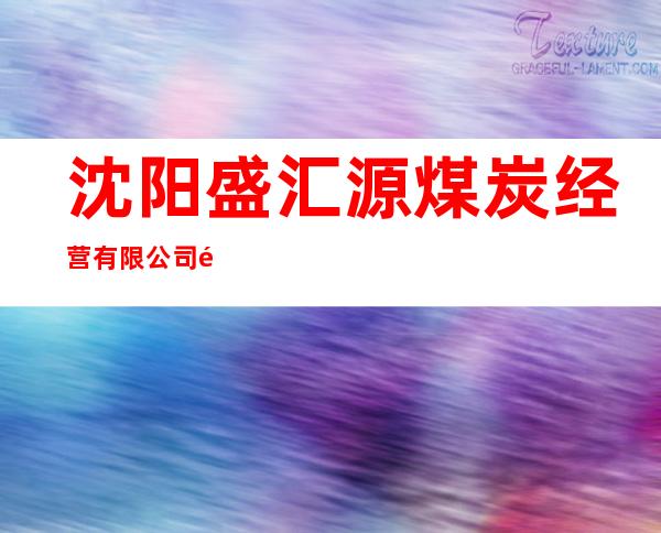 沈阳盛汇源煤炭经营有限公司鸡西分公司
